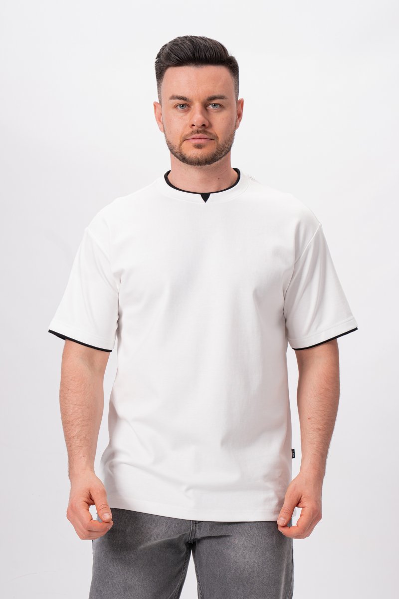 Футболка однотонная K.O.R 2301 Белый (WHITE)