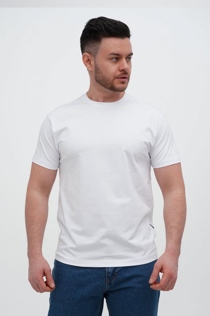 Футболка slim fit Trend Collection BAT 6160 Белый (WHITE, кол.1)