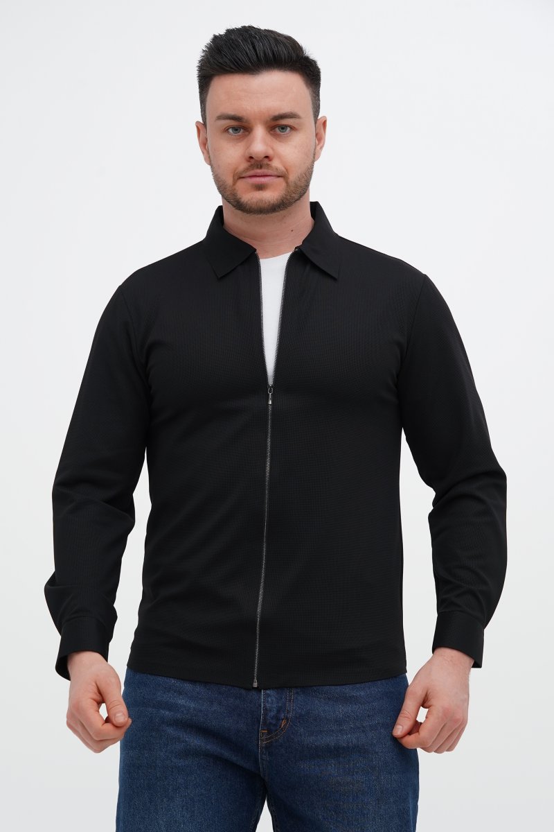 Сорочка однотонна Trend Collection 2206 Чорний