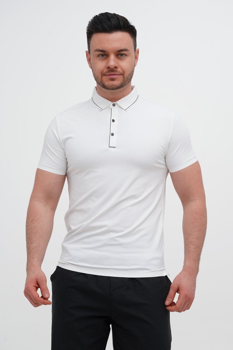 Футболка поло однотонная Trend Collection 2431 Белый (цв. 1)