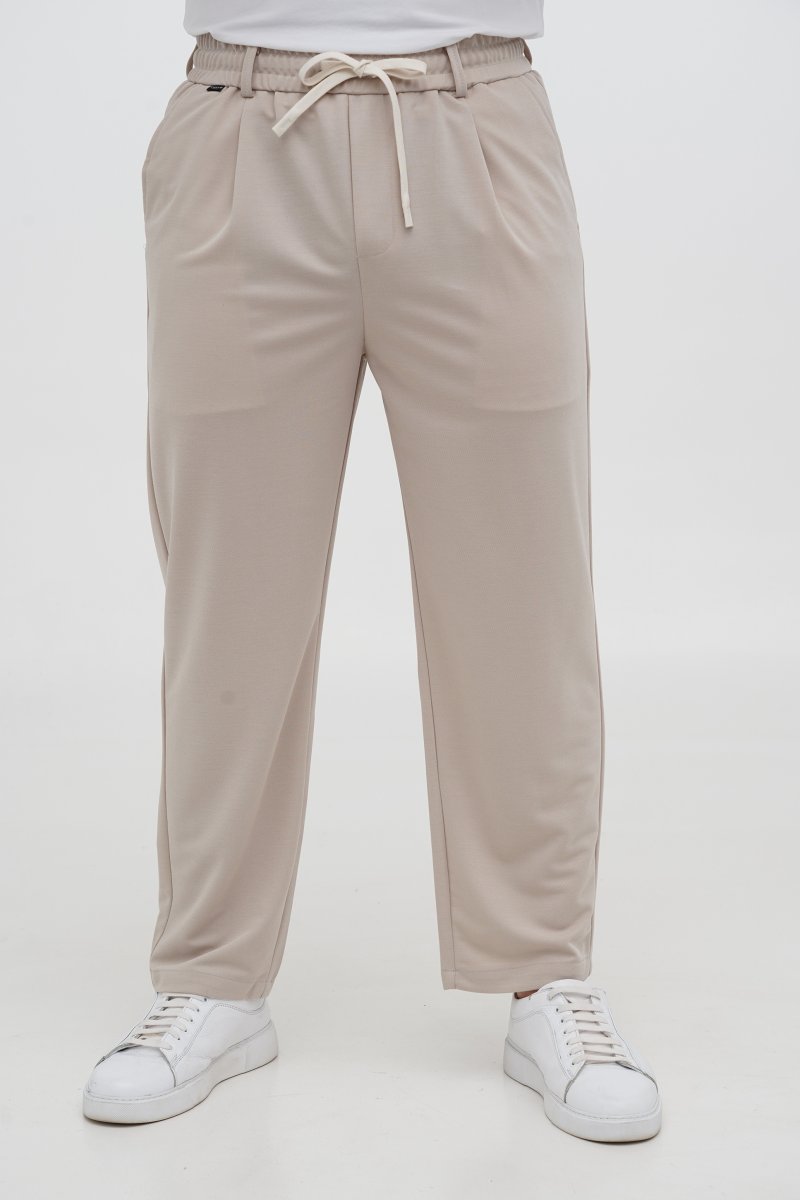 Штани slim fit Trend Collection 630 Бежевий