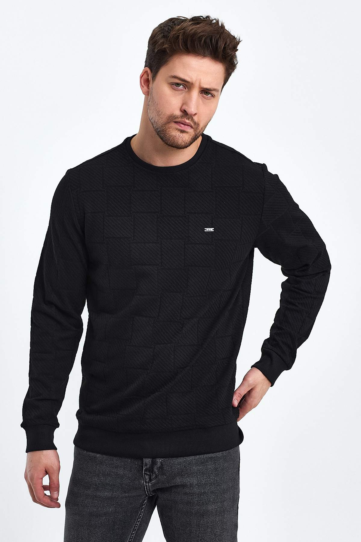 Свитер casual Trend Collection 2250 черный (SIYAH)