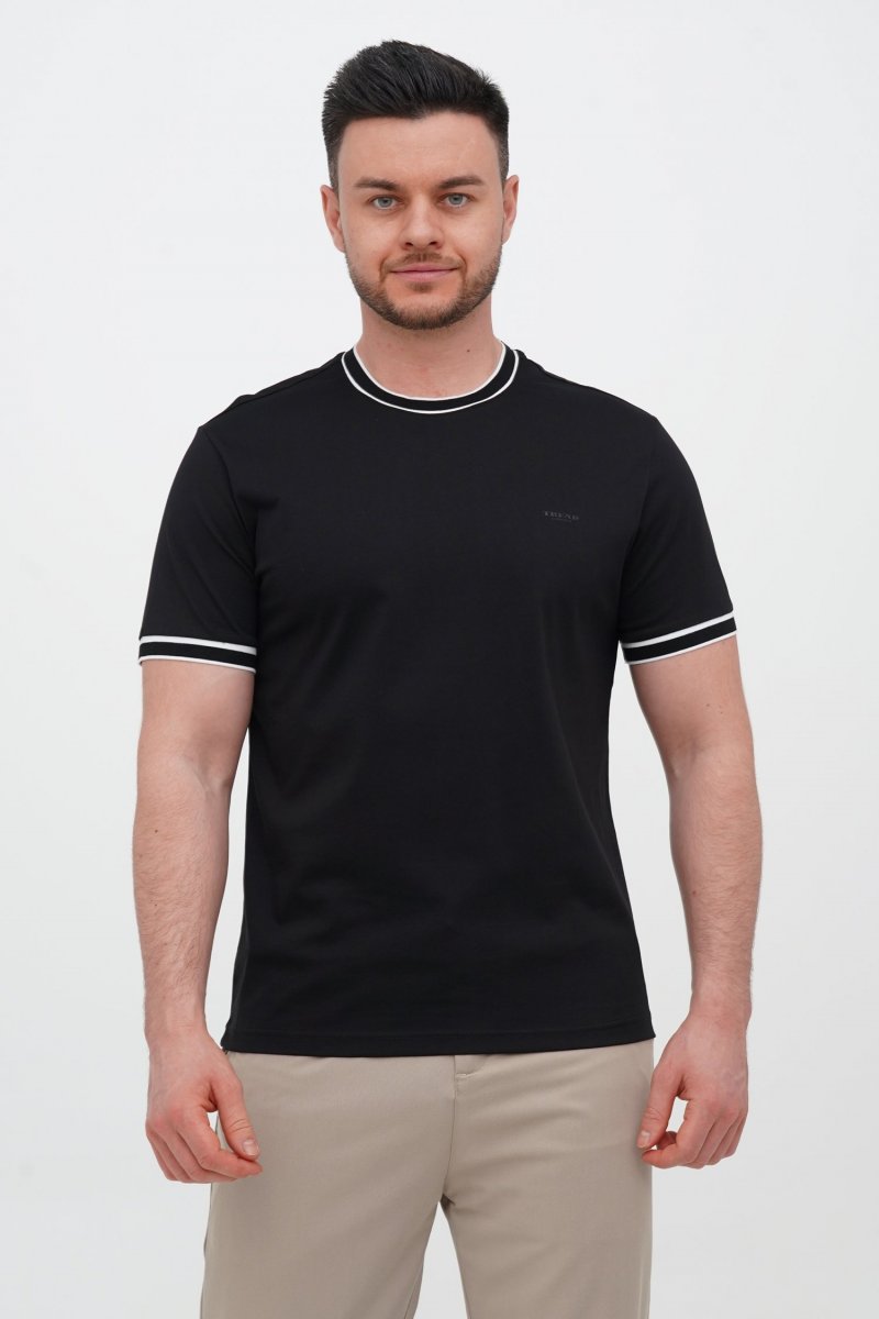 Футболка однотонна Trend Collection BAT 1751 Чорний (кол. 2)