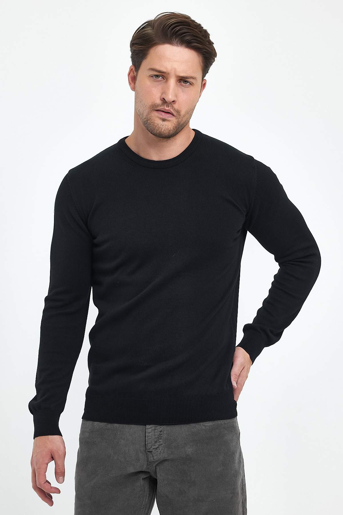 Светр Trend Collection 2022 Чорний (SIYAH)