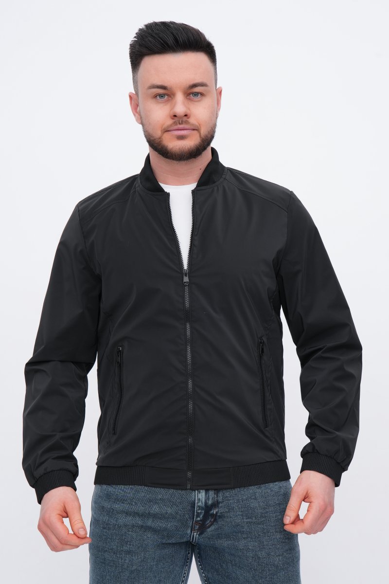 Бомбер м.с. K.O.R 7983 Черный (BLACK)