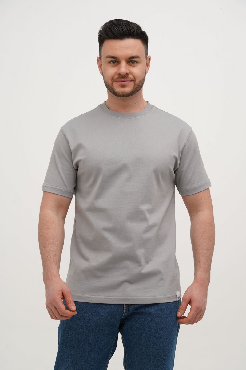 Футболка однотонная Trend Collection 001-1 светло-серый (GREY, кол.B5)