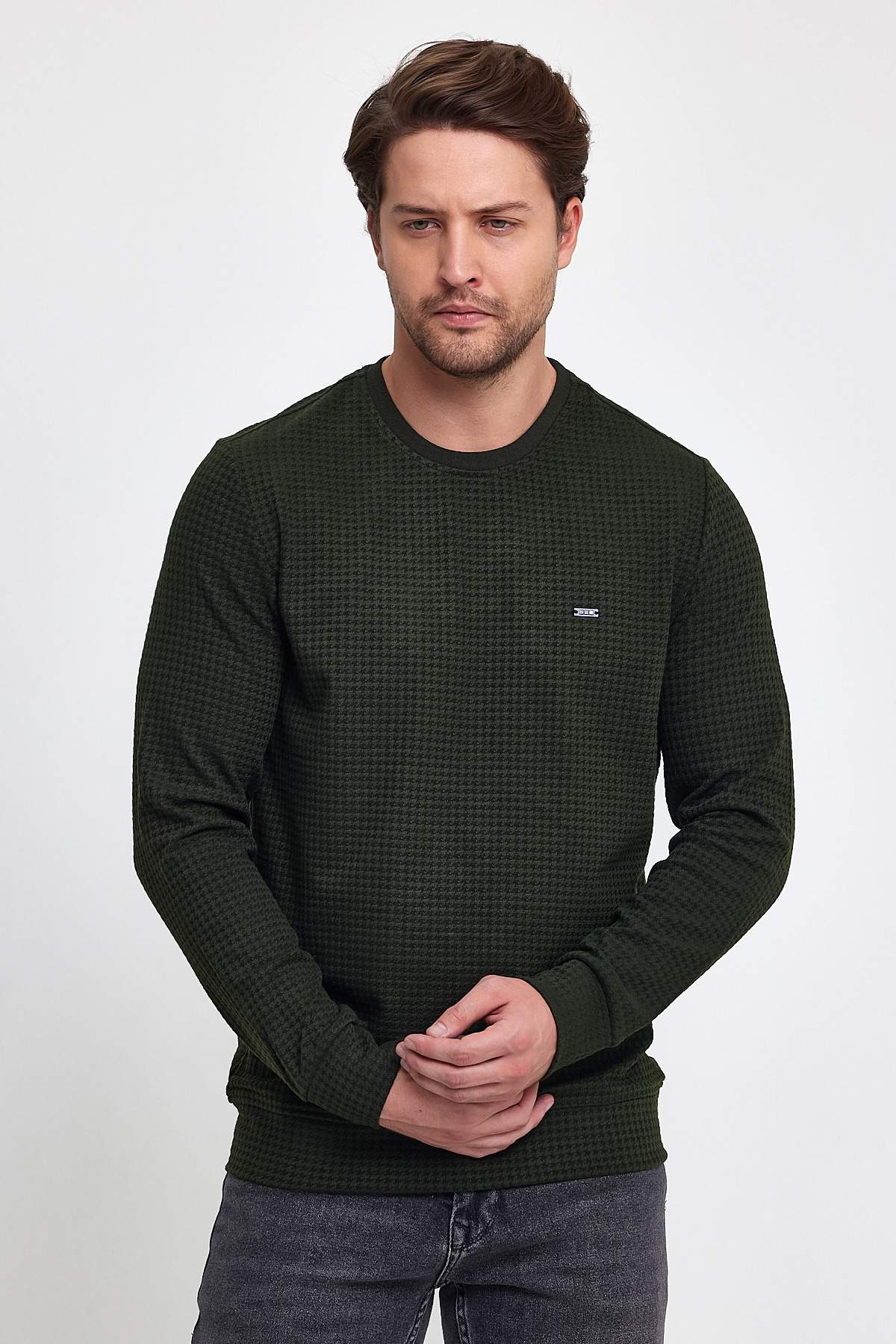 Свитер casual Trend Collection 20881 хаки (HAKI)