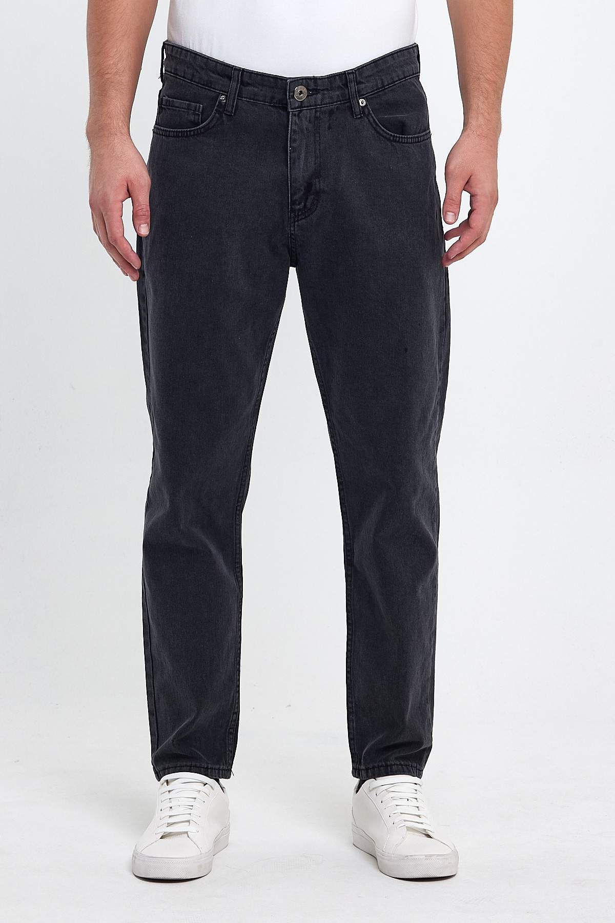 Джинсы мом Trend Collection 19285-1 черно-серый (SIYAH)