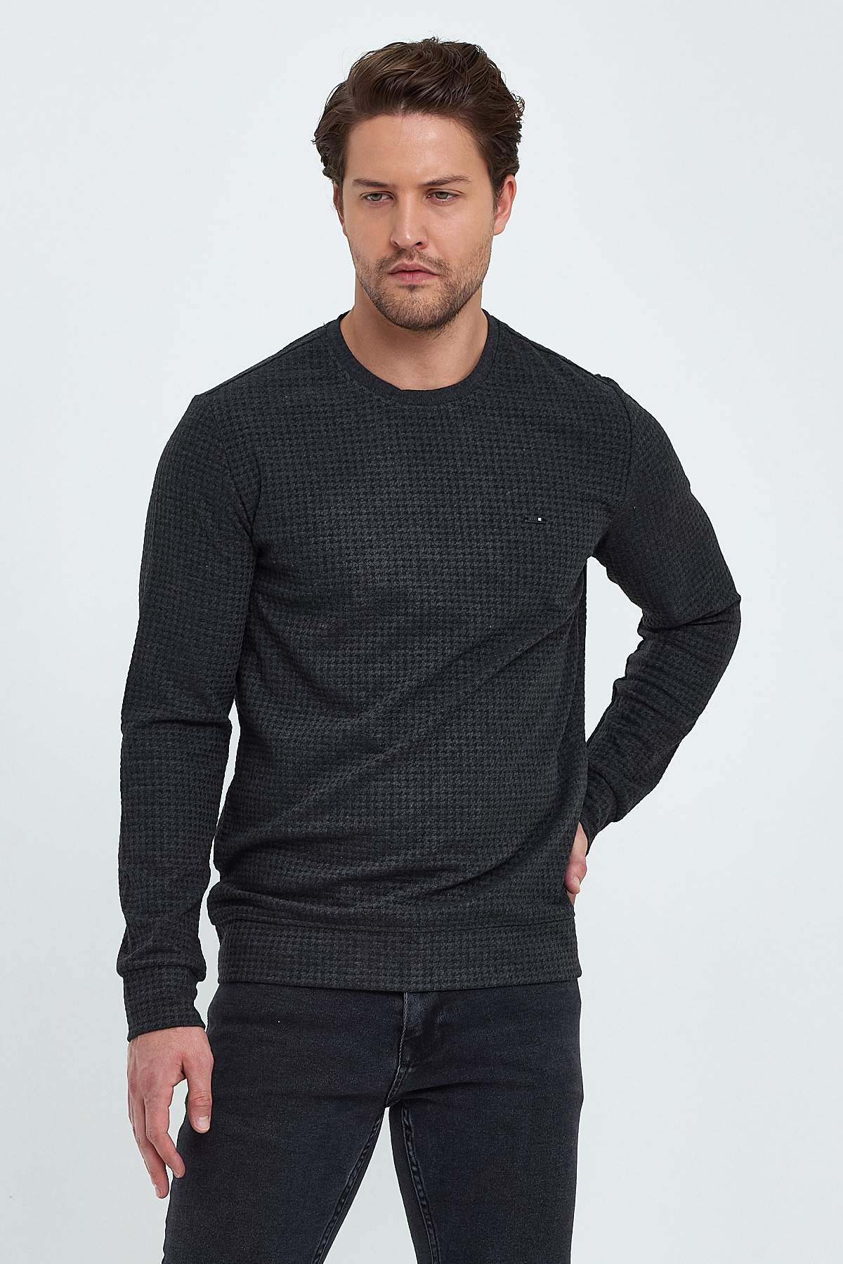 Свитер casual Trend Collection 20881 Антрацит (ANTR)
