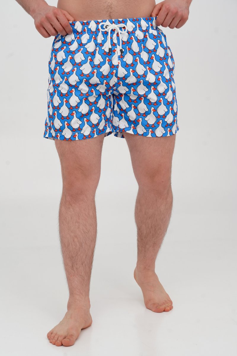 Шорты купальни Trend Collection 7011 синий + утки (BLUE)