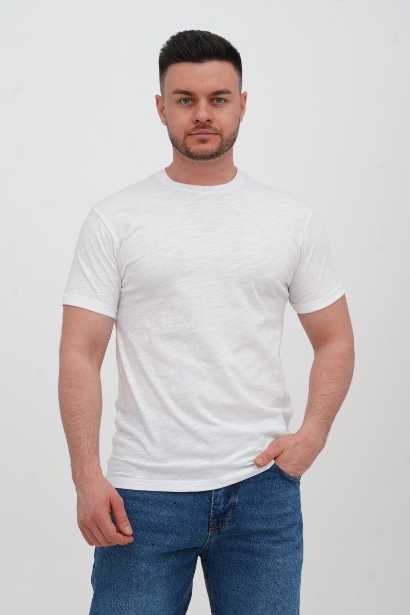Футболка однотонна K.O.R 208-1 Білий (№8 white)