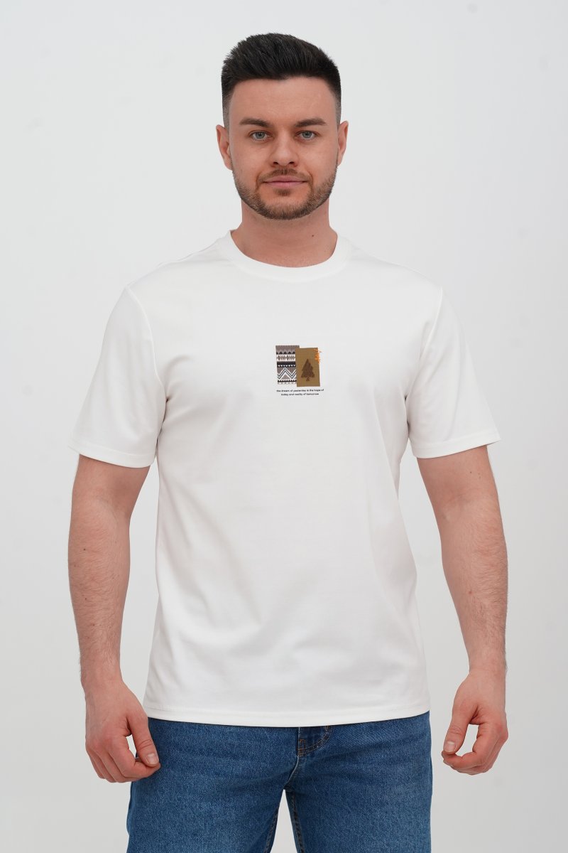Футболка с принтом Trend Collection 62807 Белый (WHITE)