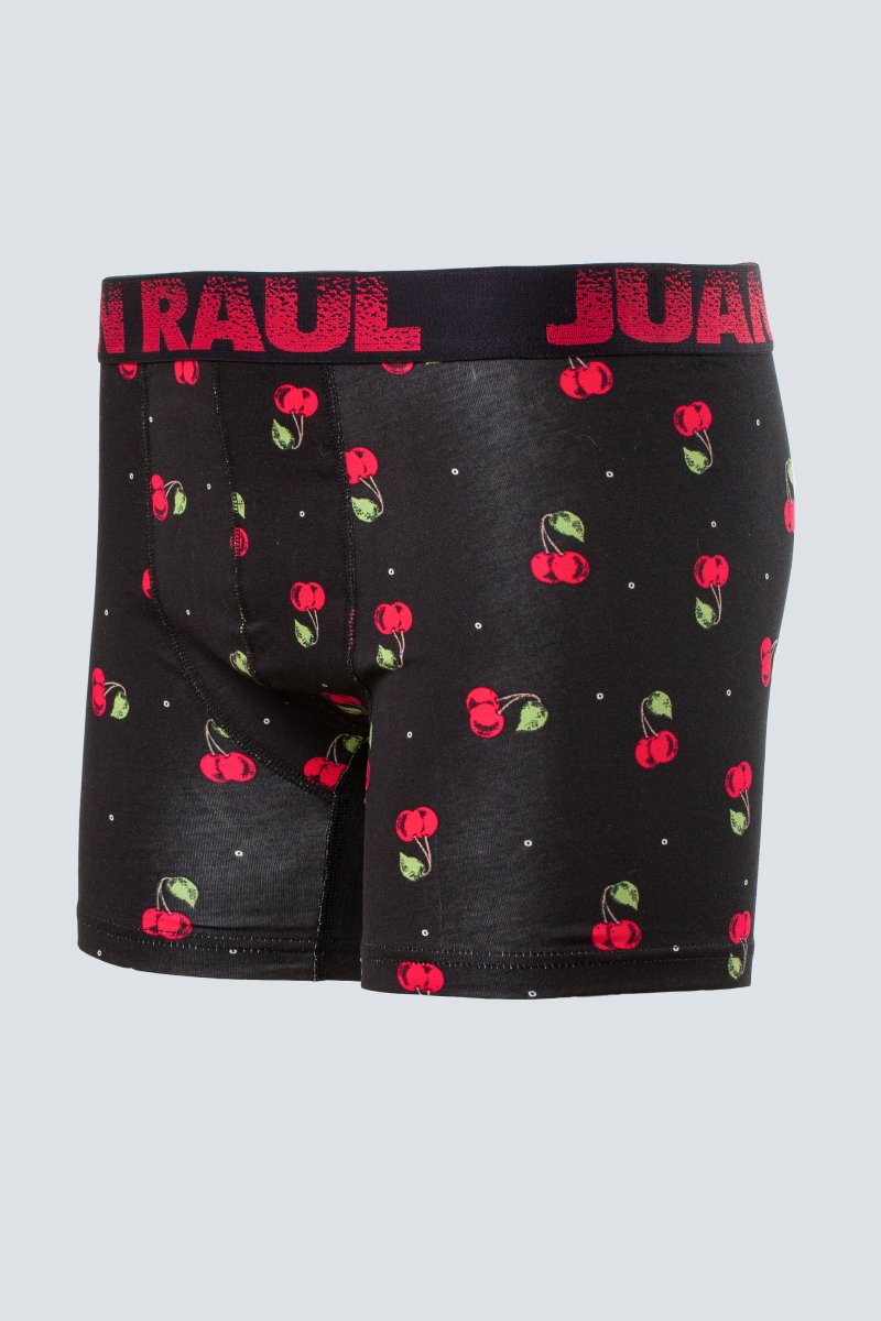 Трусы с принтом Trend Collection JR104 Черный+вишня