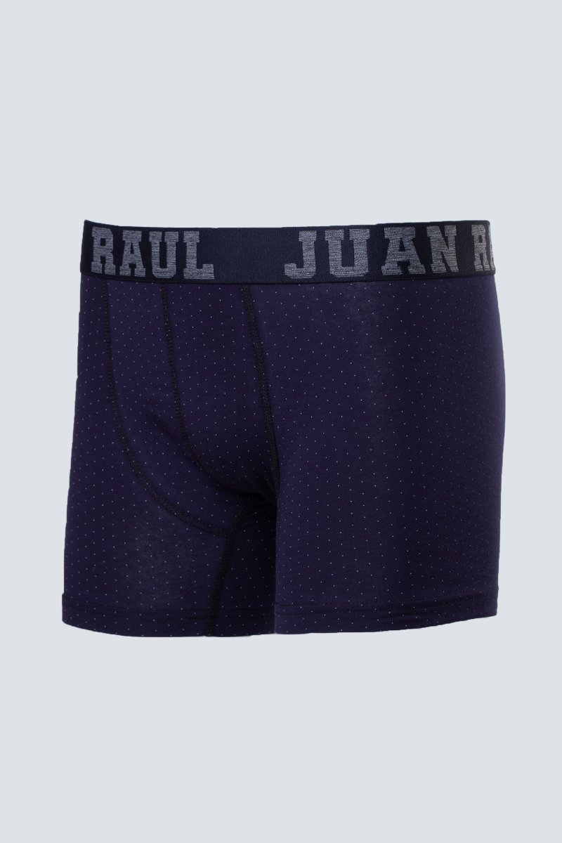 Труси з принтом JUAN RAUL JR79 Темно-синій+крапка