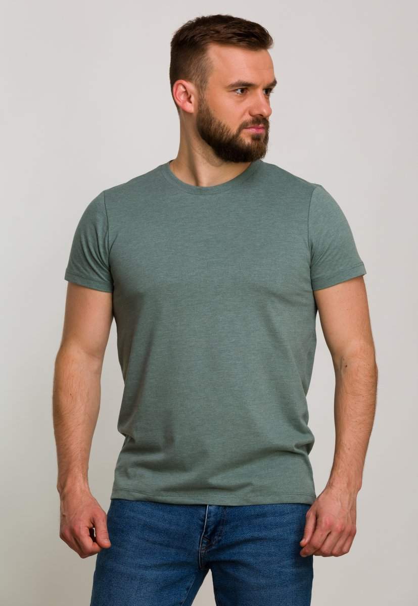 Футболка Trend Collection 2130 Зелений меланж (YESIL MELANJ)