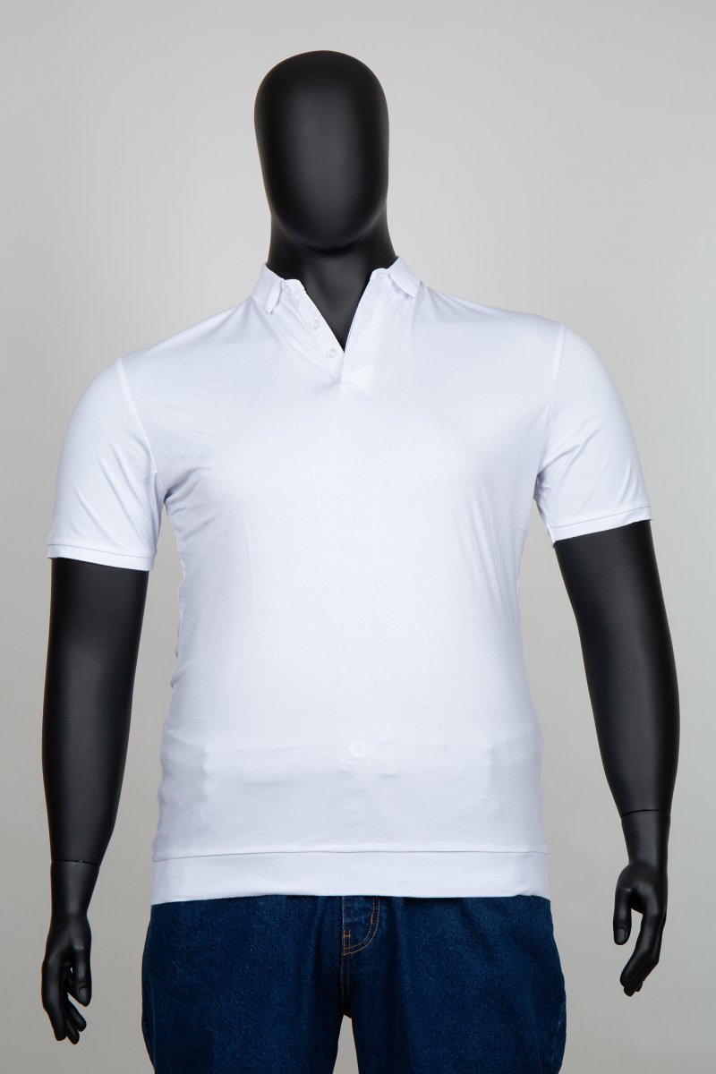 Футболка поло однотонна Trend Collection BAT 25101 Білий (кол.21)