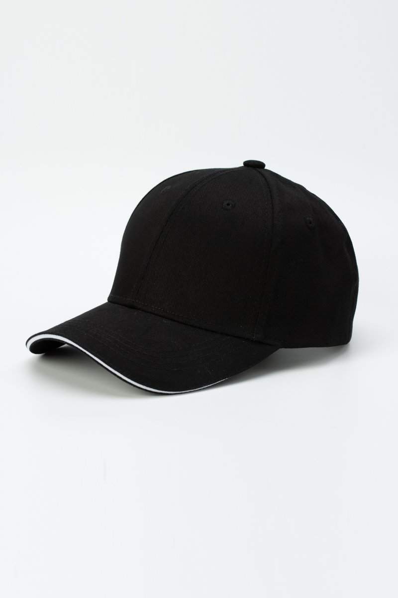 Бейсболка однотонна Trend Collection 0250 Чорний
