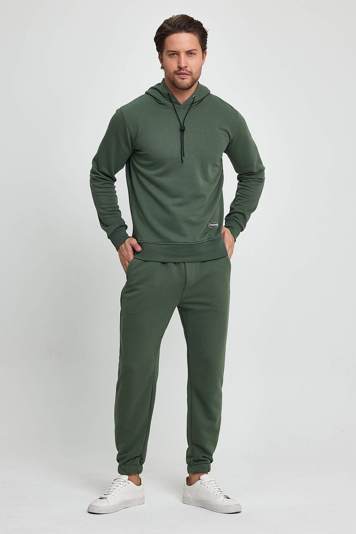 Спорт комплект Trend Collection: Худи 5335 Хаки, Брюки 5424-1 Хаки