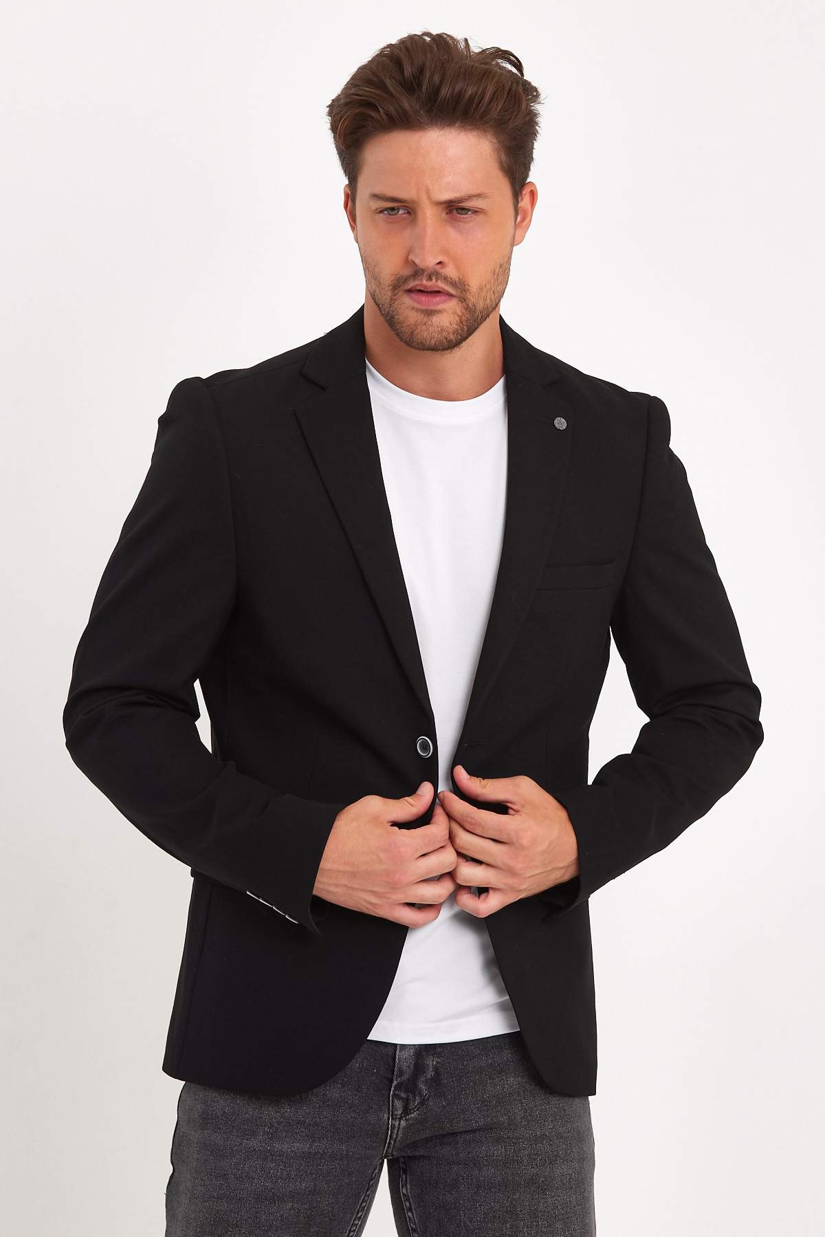 Пиджак Trend Collection 6481 черный (V01)