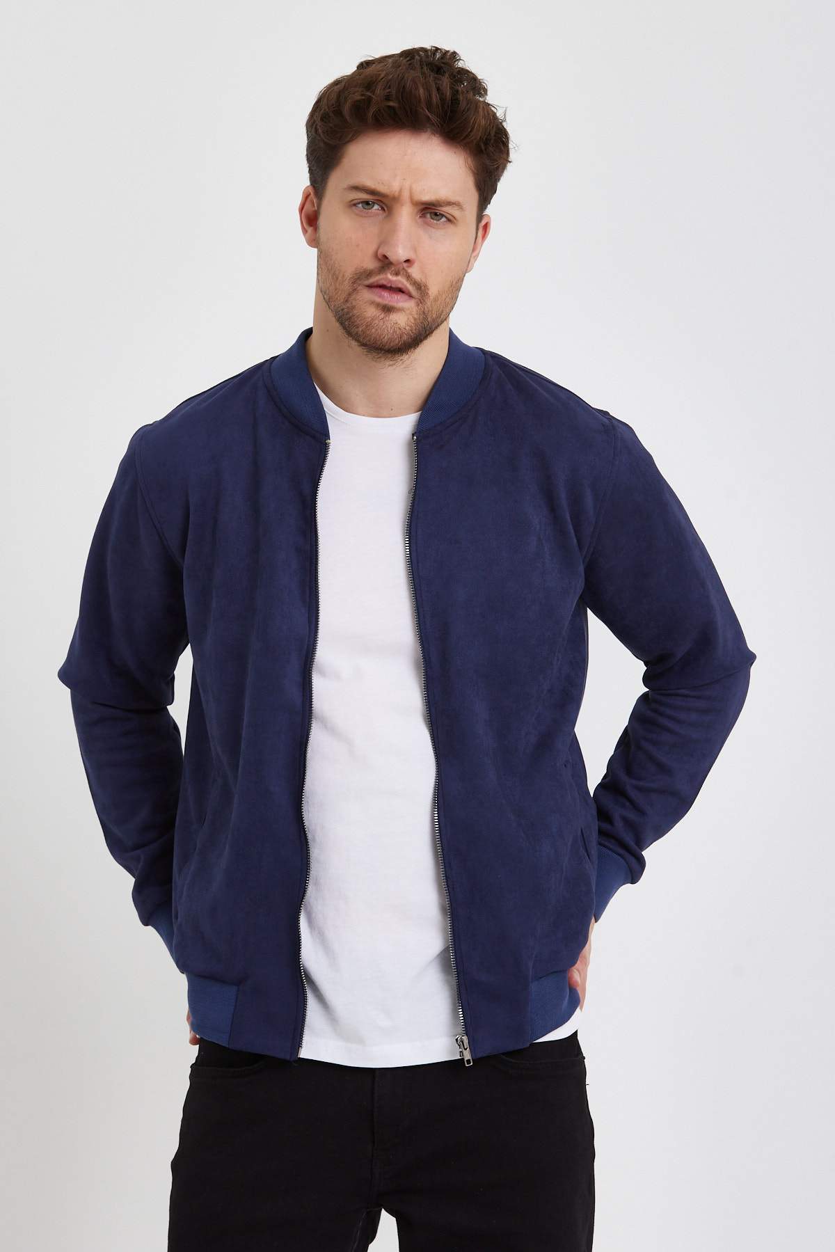 Бомбер Trend Collection 057 синий (LACIVERT)