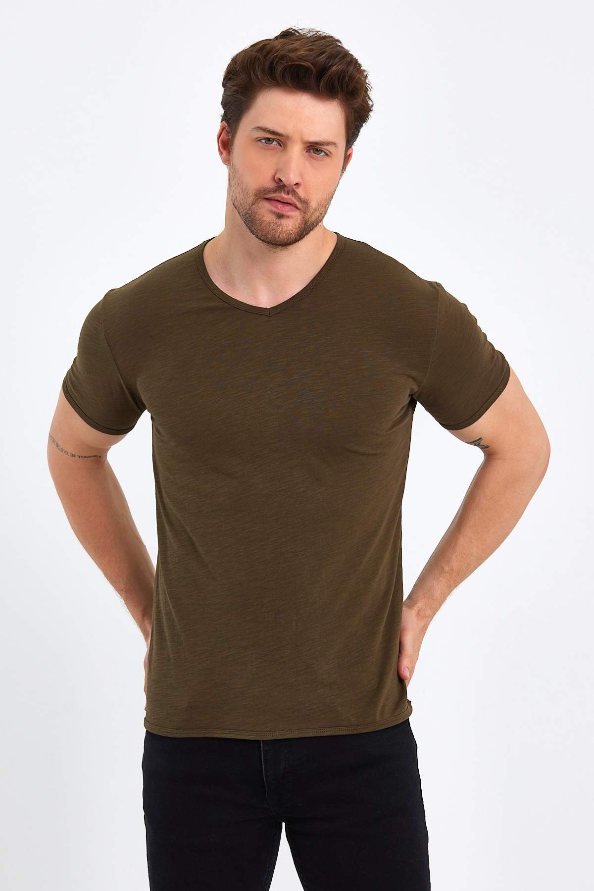 Футболка Trend Collection 037-3 темный хаки (DARK KHAKI)