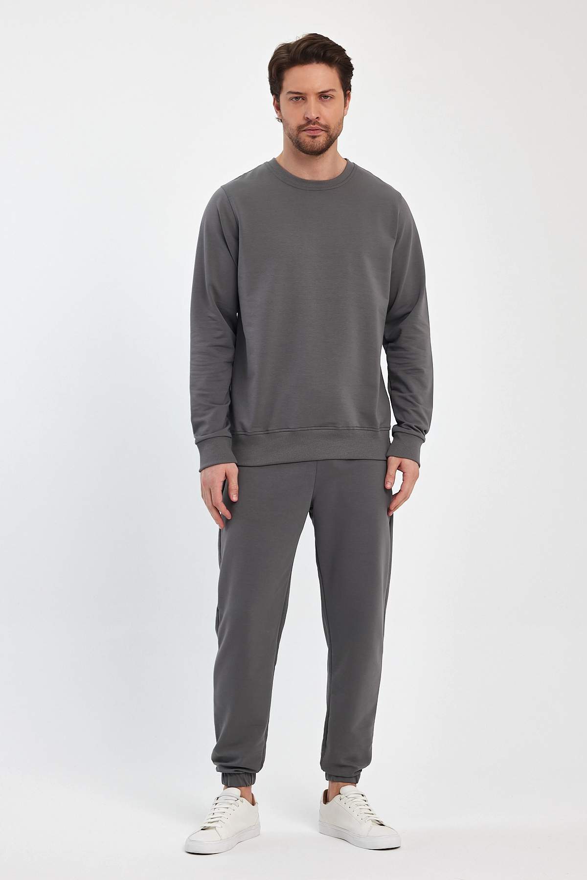 Спорт комплект Trend Collection: Свитшот 6047, Штаны 5494 Антрацит