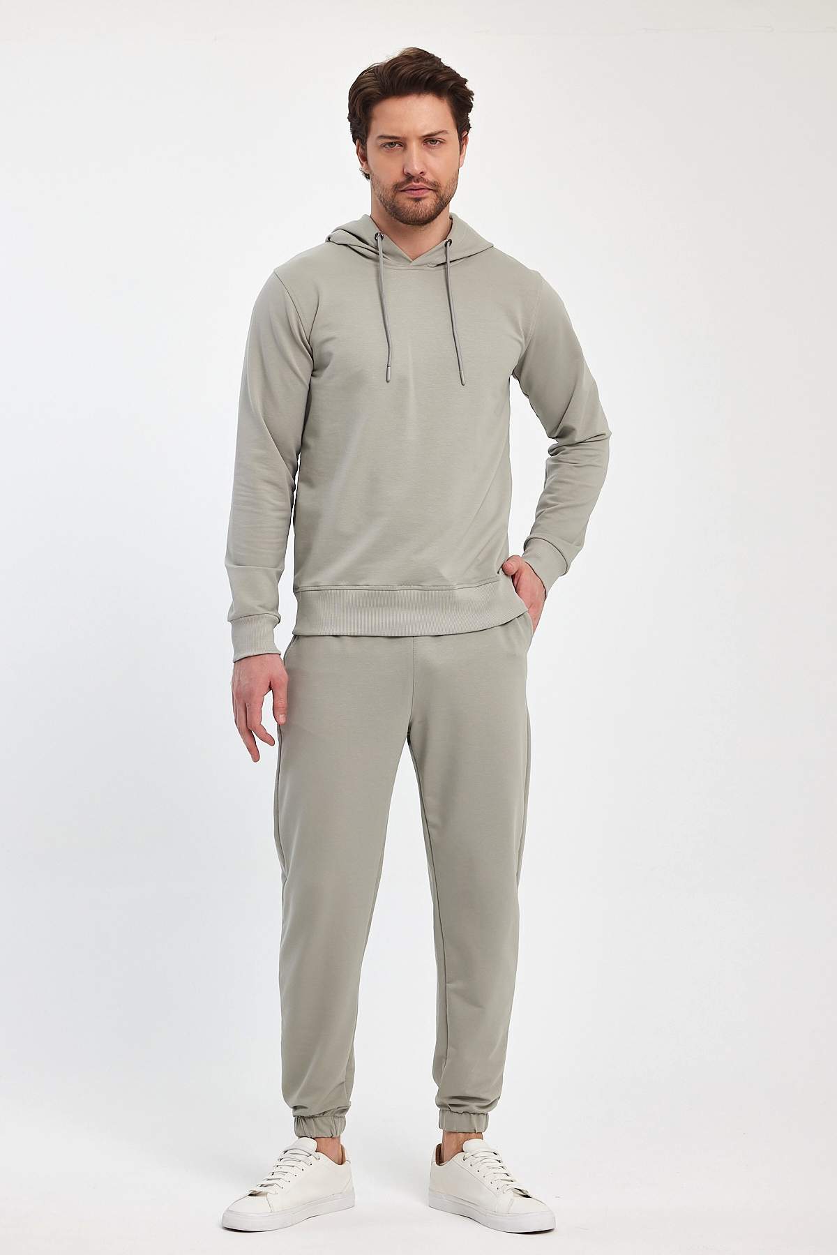Спорт комплект Trend Collection: Худі 5334, Штани 5494 Світло-сірий