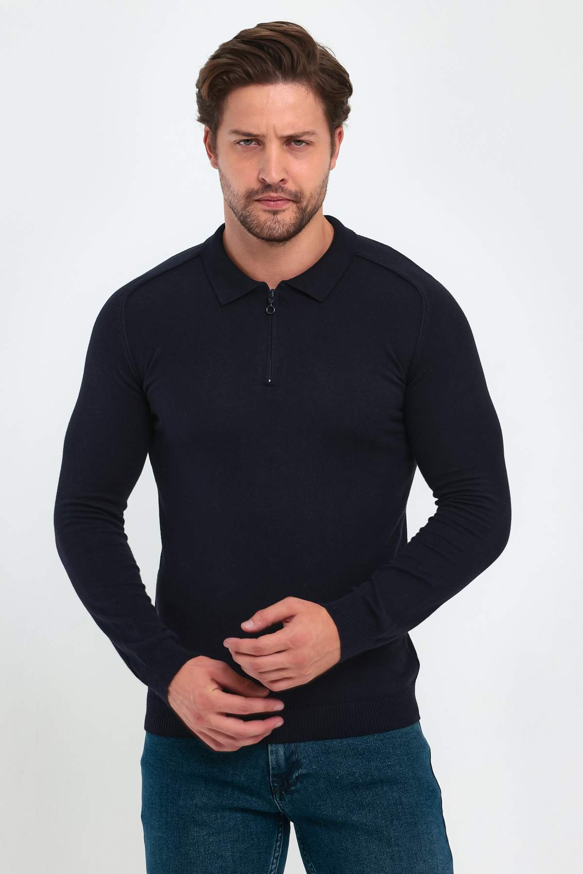Джемпер Trend Collection 211479-2 Темно-синій (LACIVERT)