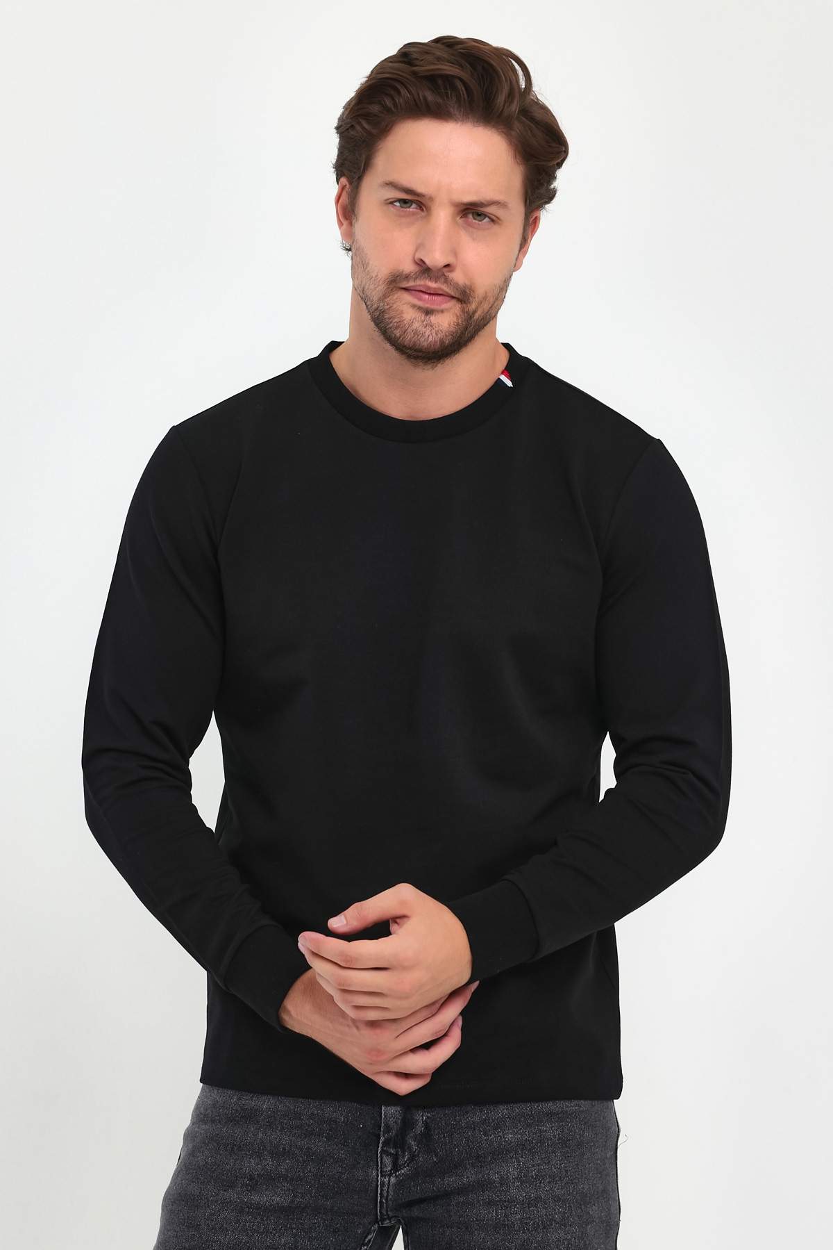 Лонгслив Trend Collection 36114 черный (SIYAH)