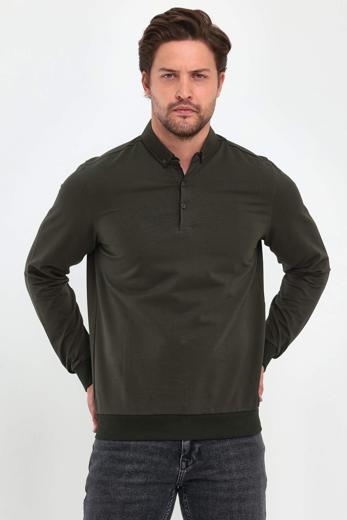 Джемпер Trend Collection BAT 2801 хаки