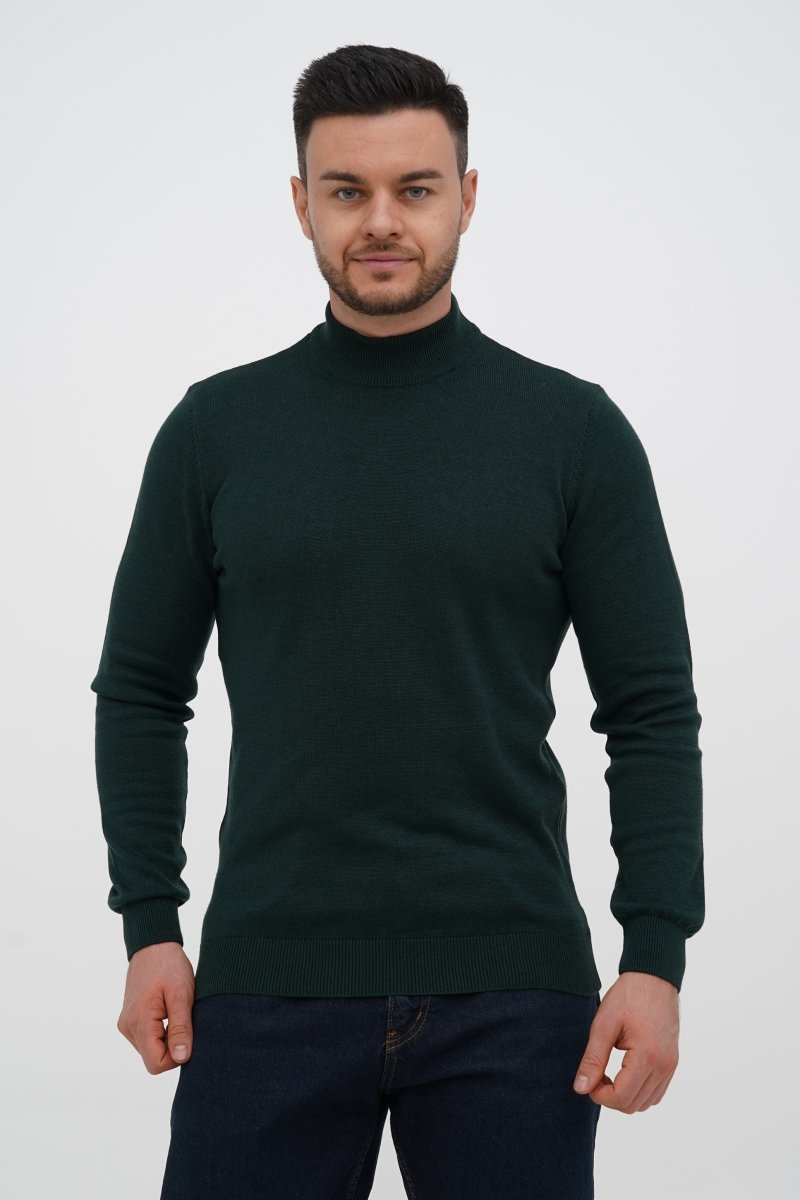 Гольф однотонний стійка Trend Collection 201494-4 Зелений (YESIL CTN)