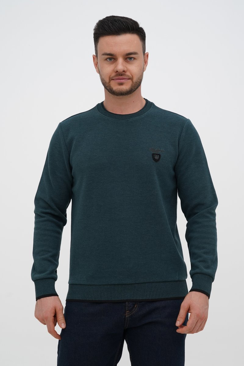 Светр Trend Collection 27643-2 Зелений (ANTRA MELANJ)