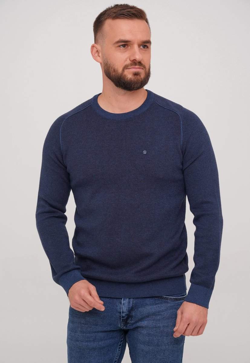 Светр,casual Trend Collection 211498 Синій+темно-синій (HAVACI-LACIVERT)