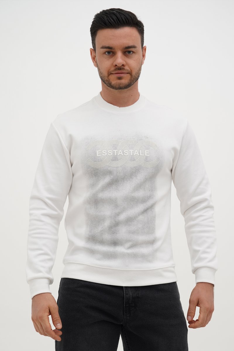 Свитшот с принтом Trend Collection 2832 Белый (WHITE)