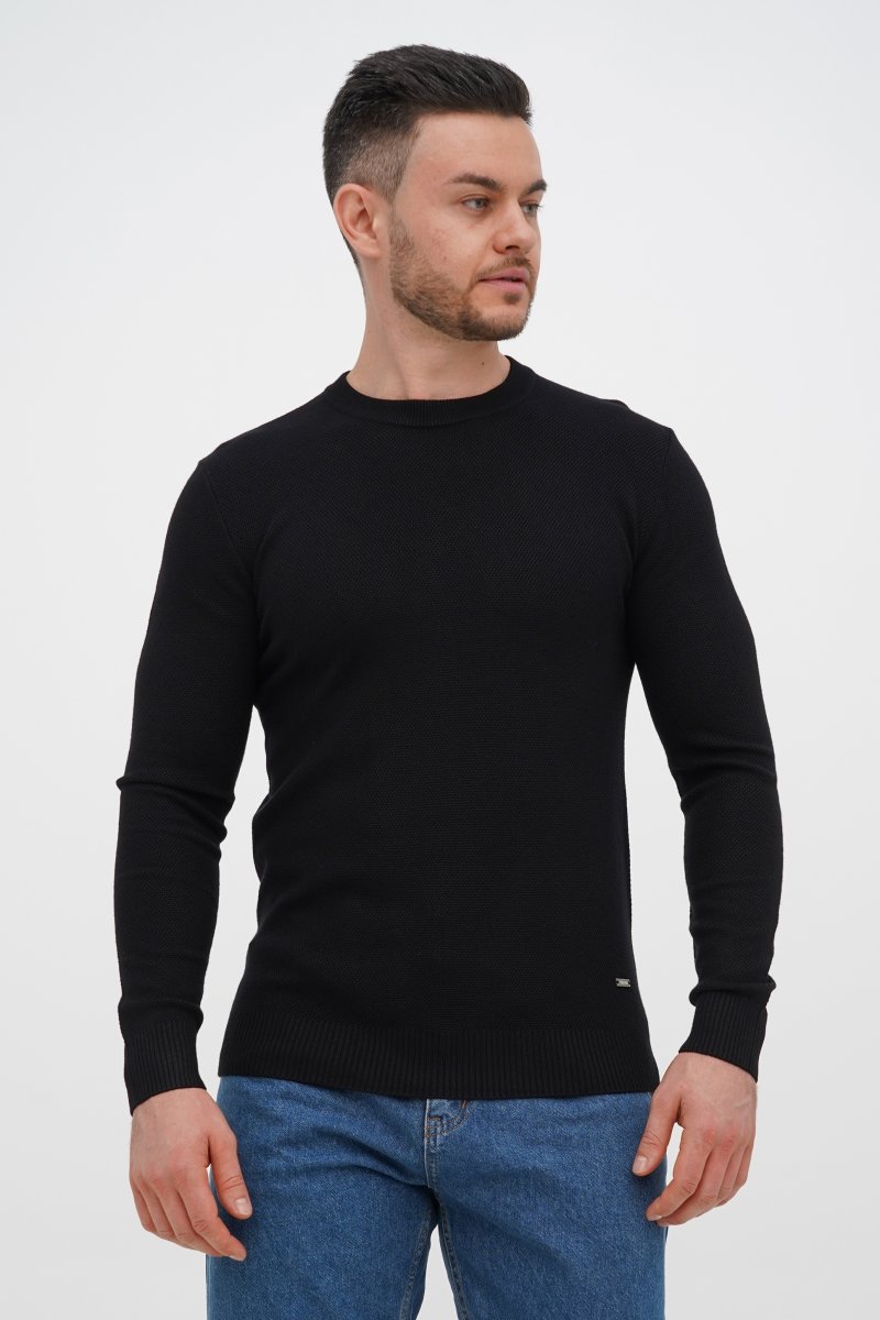 Светр casual Trend Collection 1230 Чорний (col.802)