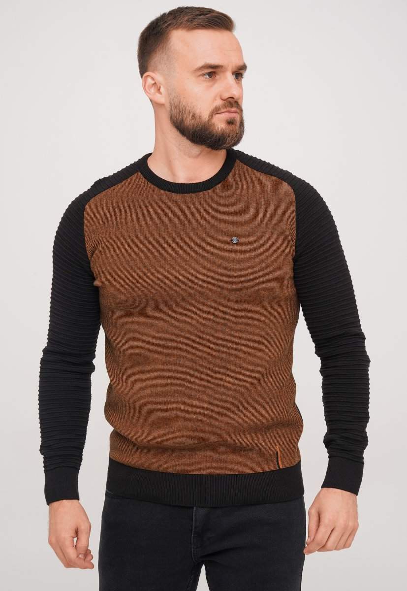 Светр Trend Collection 2214103 Чорно-коричневий (SIYAH-TUTUN)