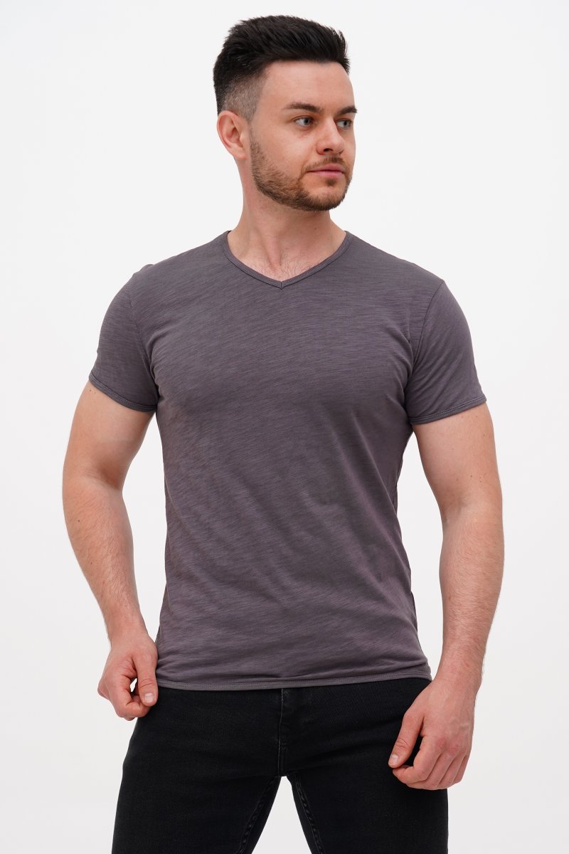Футболка однотонная Trend Collection 037-4 серый (GREY)