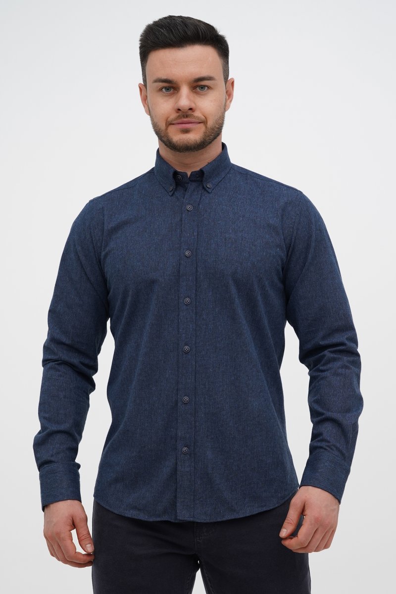 Сорочка тепла Trend Collection U02-651 Синій
