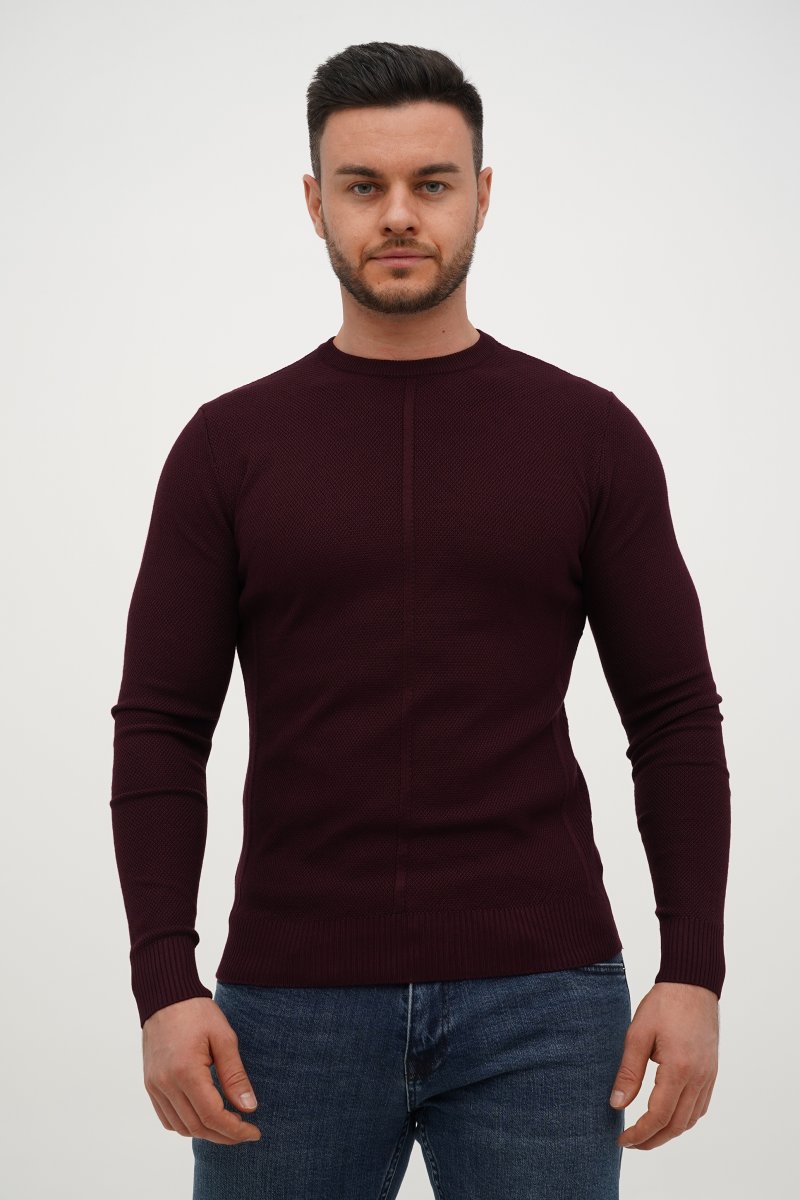 Свитер casual Trend Collection 4287 бордовый (RED)