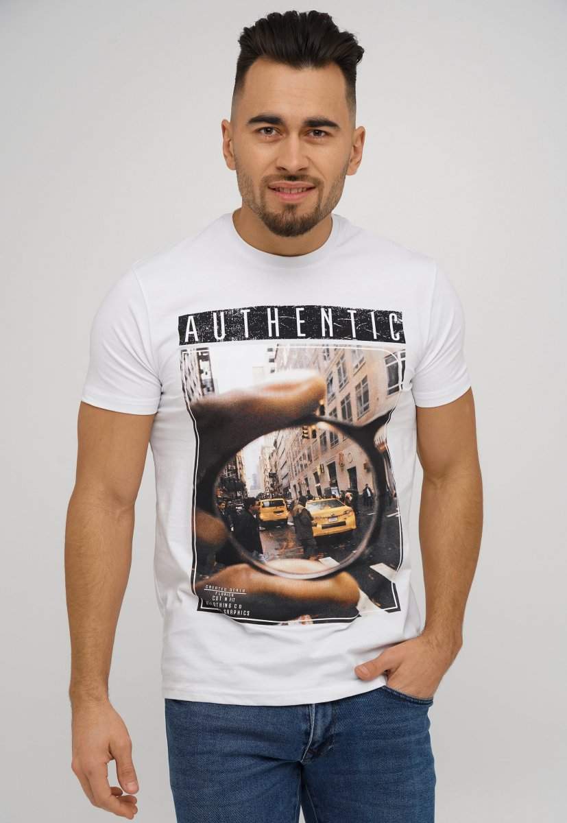 Футболка Trend Collection 2078 Білий+принт