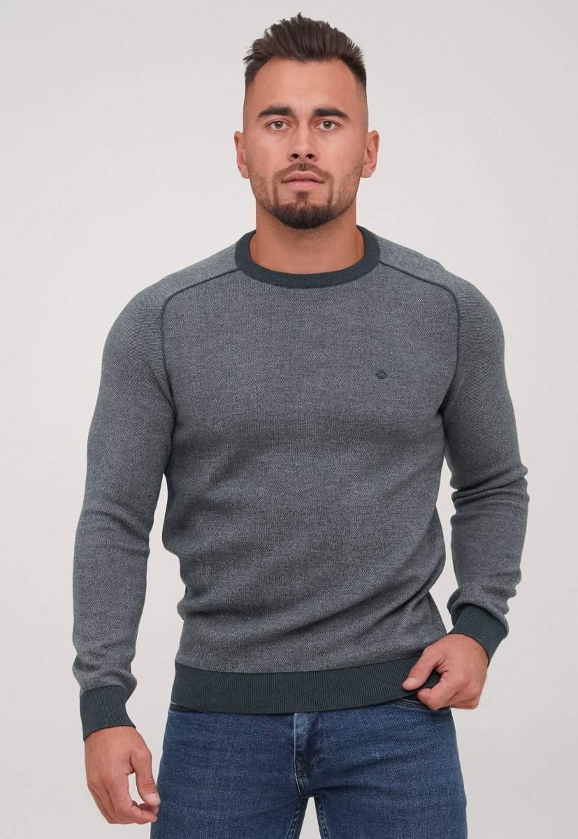 Светр Trend Collection 211498 Зелений+сірий (YESIL-A.GRI)