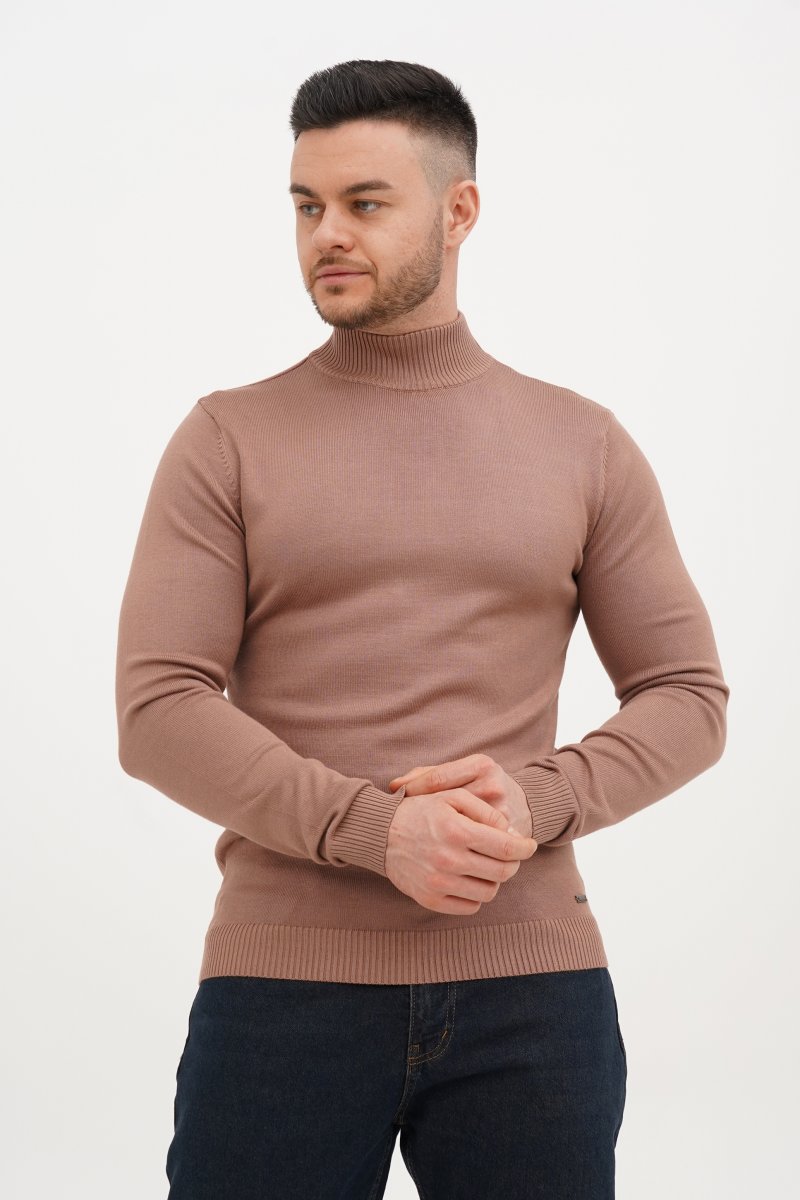 Гольф однотонный стойка Trend Collection 551-1 Капучино (COFFEE 791)