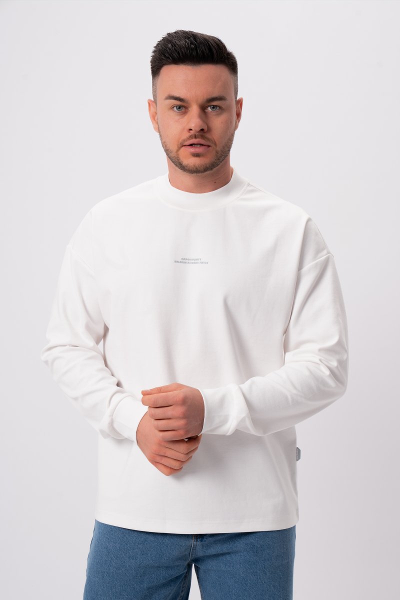 Лонгслив принт K.O.R 2013 Белый (WHITE)