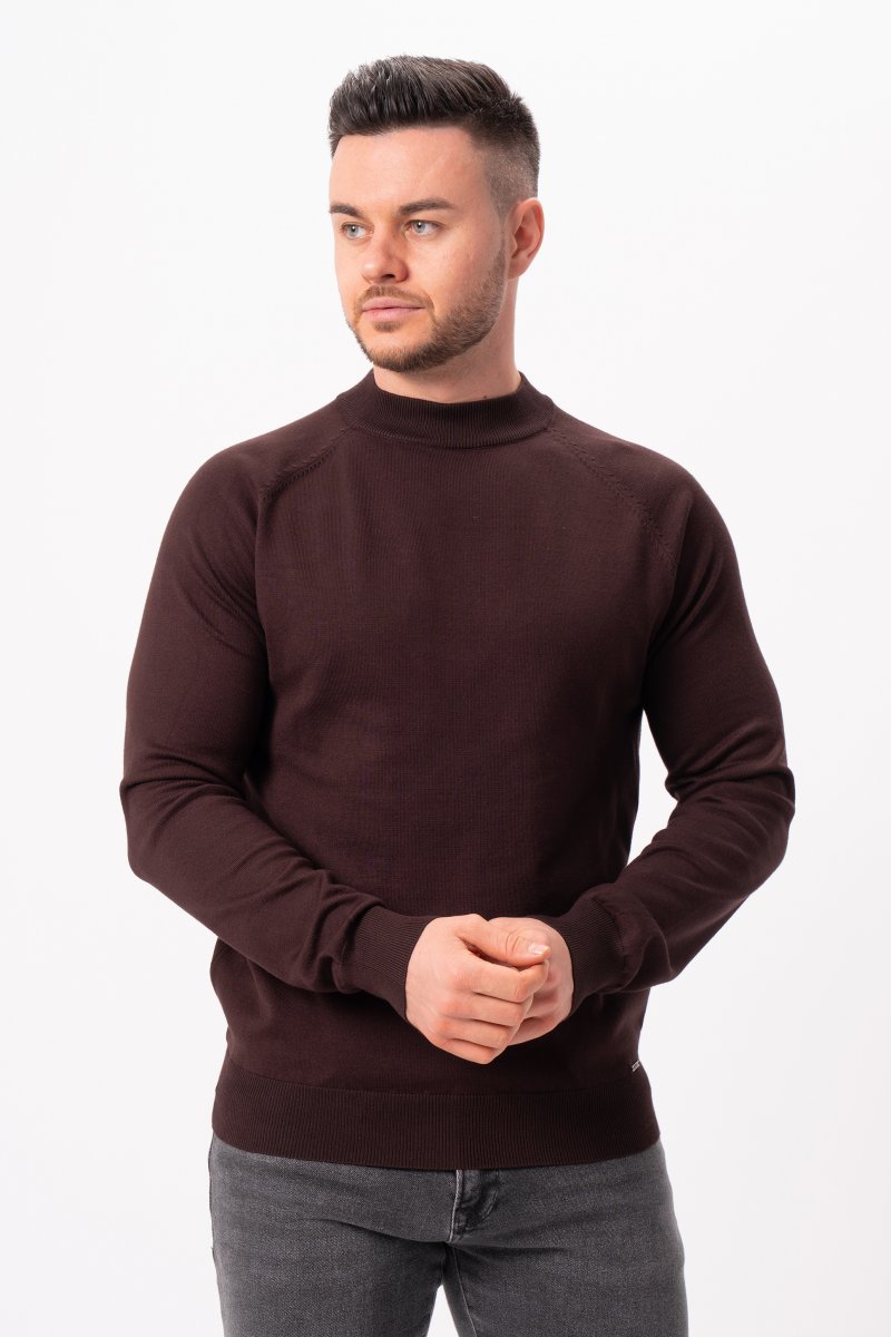 Гольф casual стойка K.O.R 1279-1 Коричневый (col.974)