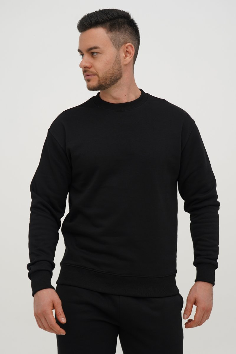 Свитшот флис K.O.R 535 черный (BLACK)