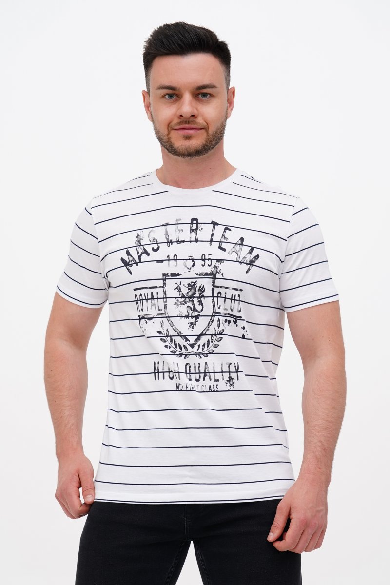 Футболка с принтом Trend Collection 35684 Белый (BEYAZ)