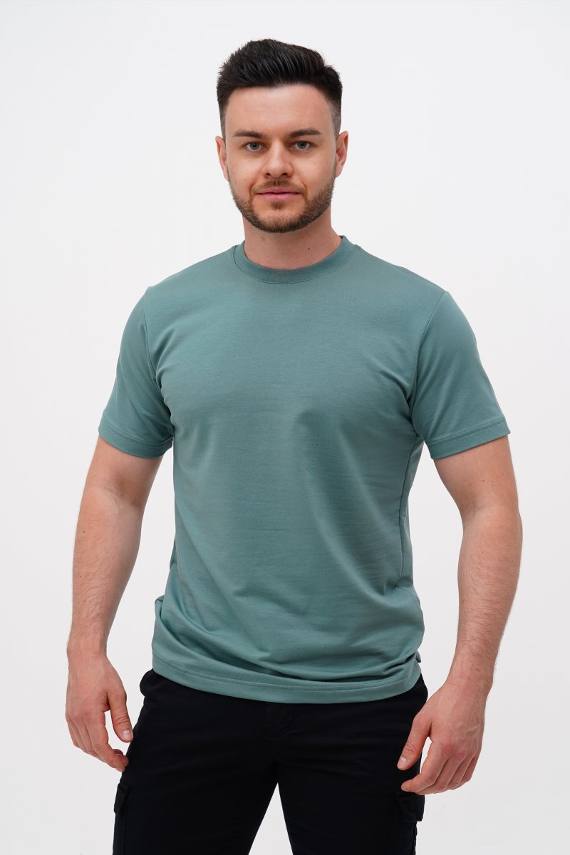 Футболка однотонна Trend Collection 2940-1 Зелений (PETROL)