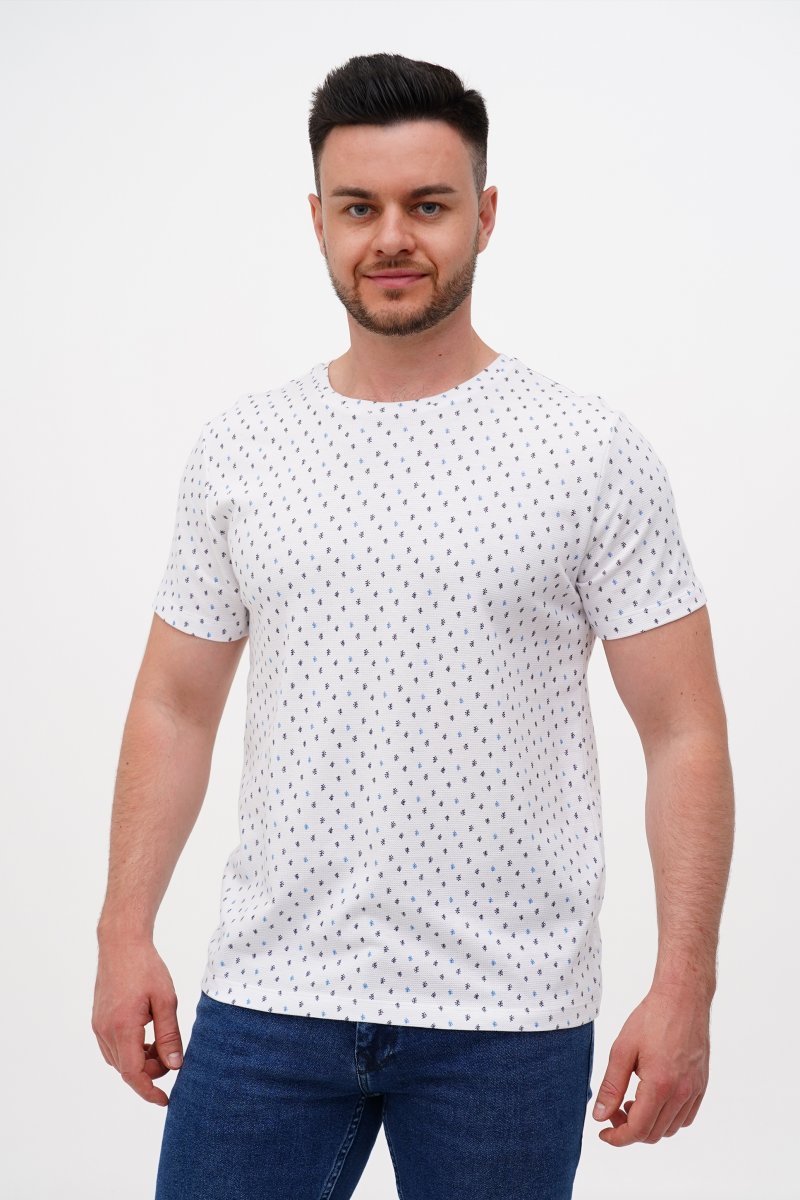 Футболка с принтом Trend Collection 36308 Белый (BEYAZ)