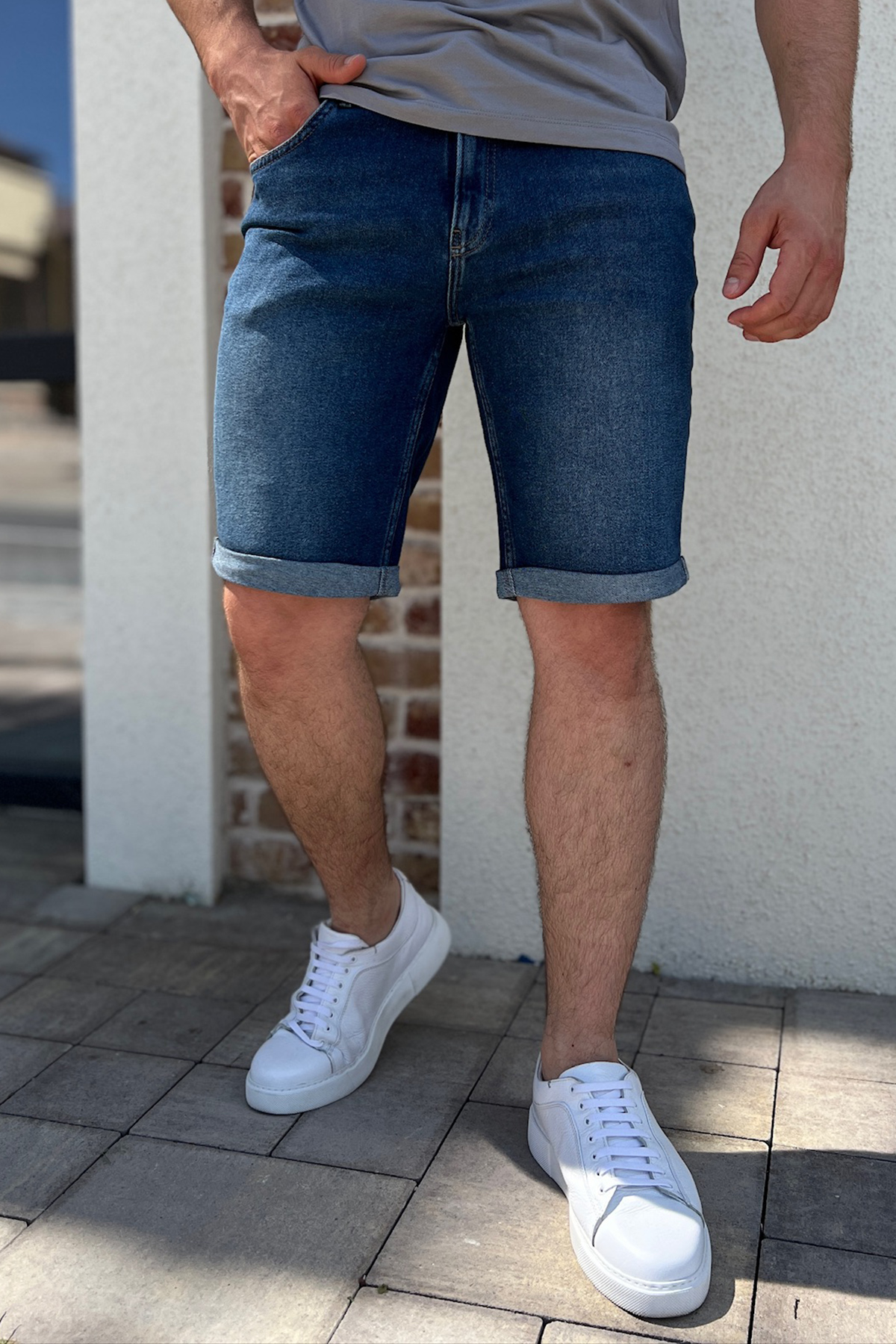 Шорты джинс Trend Collection 7108-01 синий (BLUE)