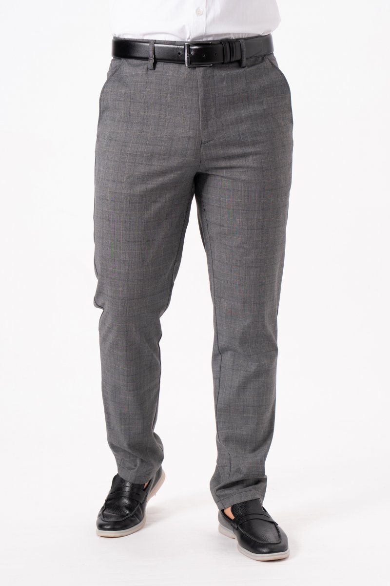 Штани slim fit K.O.R 12671 Cірий (gray)